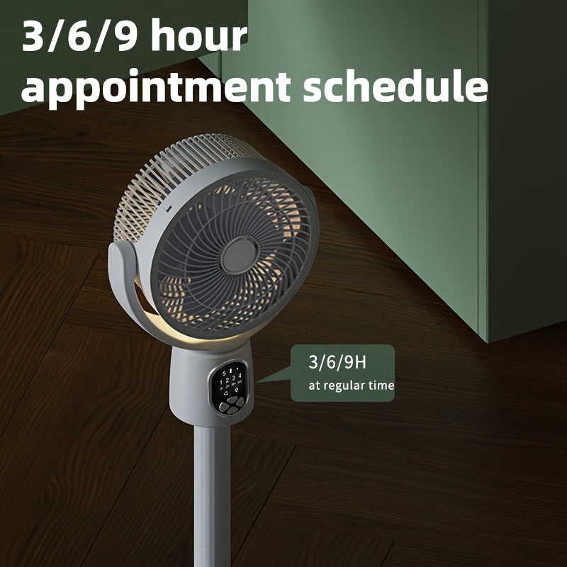 1pc USB-Powered Air Circulation Fan with 8.6 Inch Shaking Head