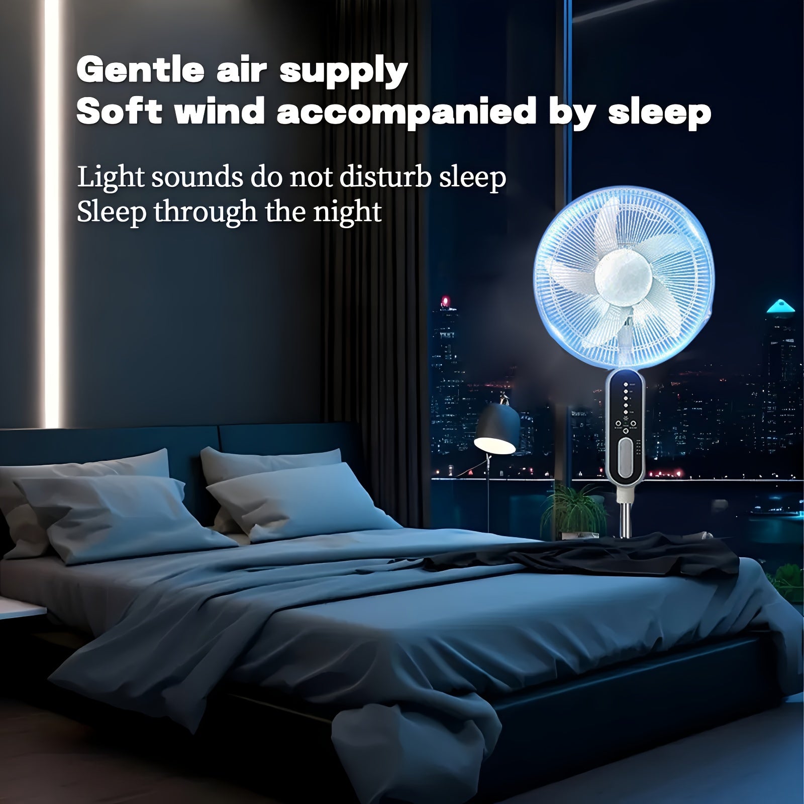 Suitable For Home Office, Remote Control, 2 Bulbs, Sumer Cool Fan