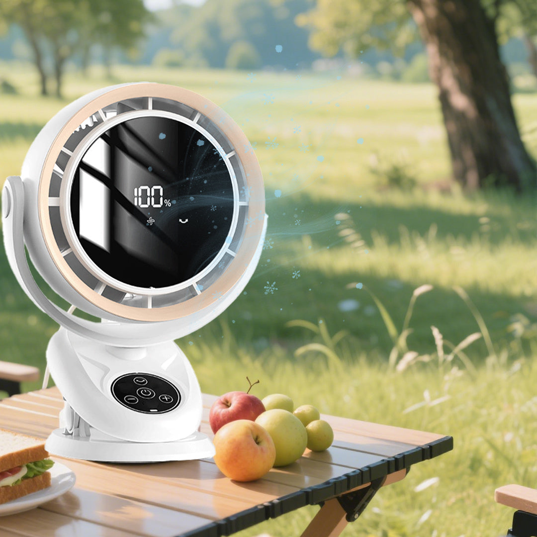 USB-Powered Desktop Fan USB-Powered Desktop Fan with 360° Air Circulation