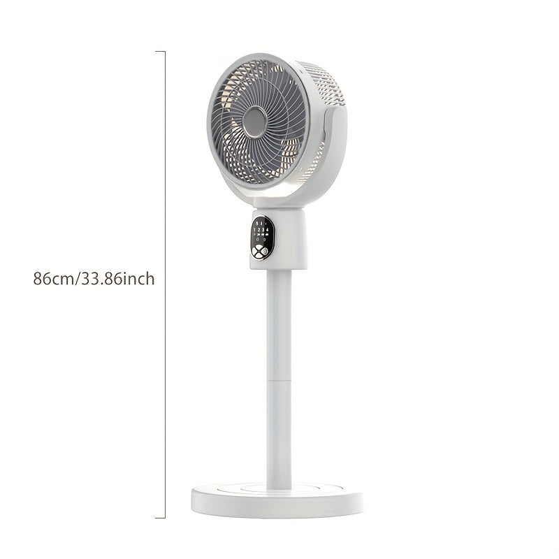 1pc USB-Powered Air Circulation Fan with 8.6 Inch Shaking Head