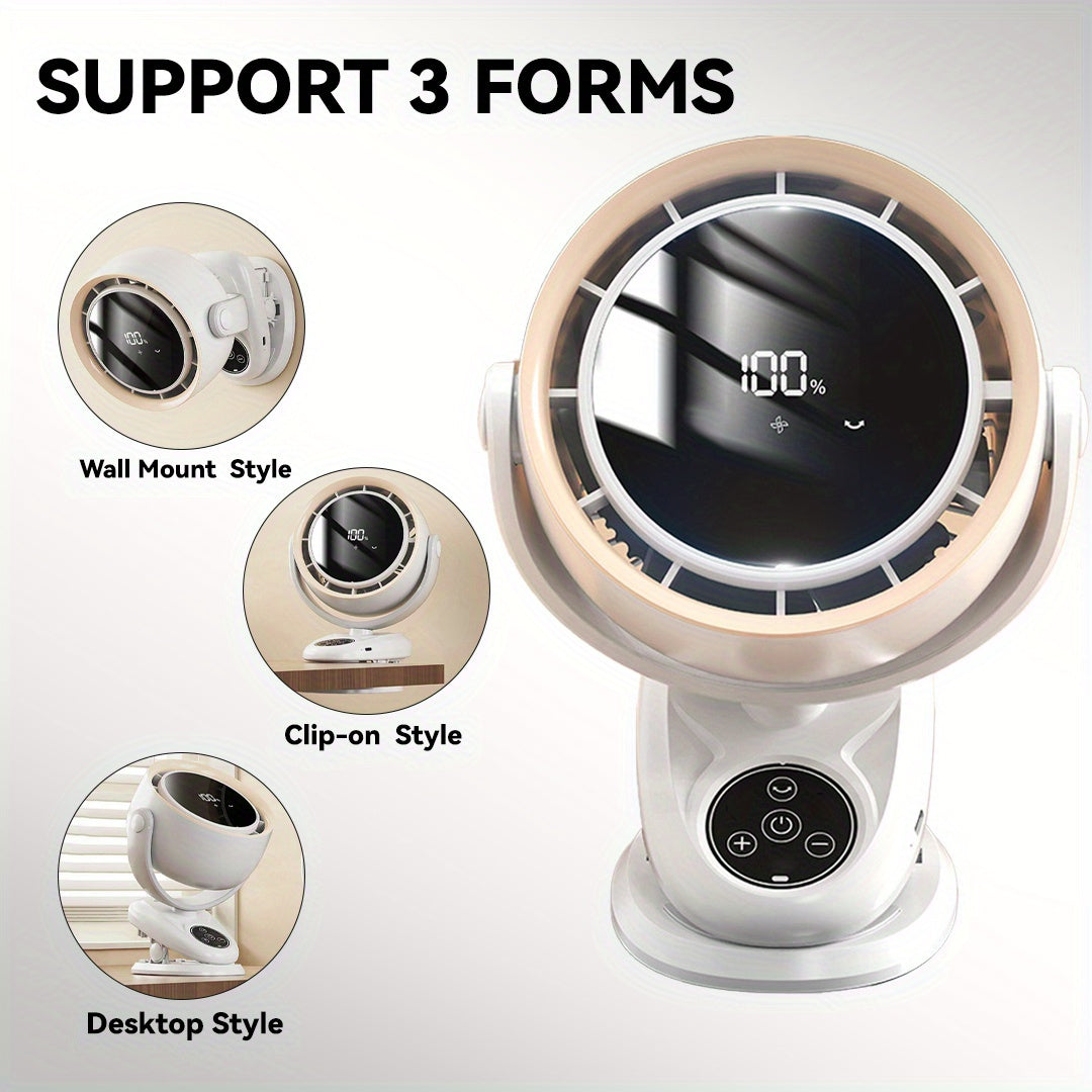 USB-Powered Desktop Fan USB-Powered Desktop Fan with 360° Air Circulation