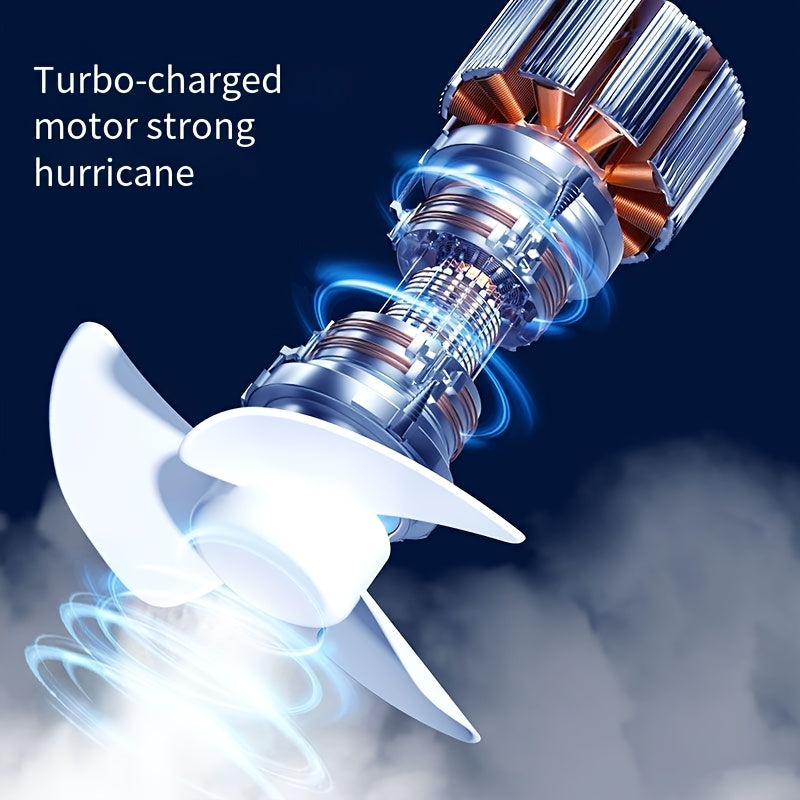 Quiet, Portable, and Energy-Efficient Desk Fan with Cool Mist Function - Large, Modern