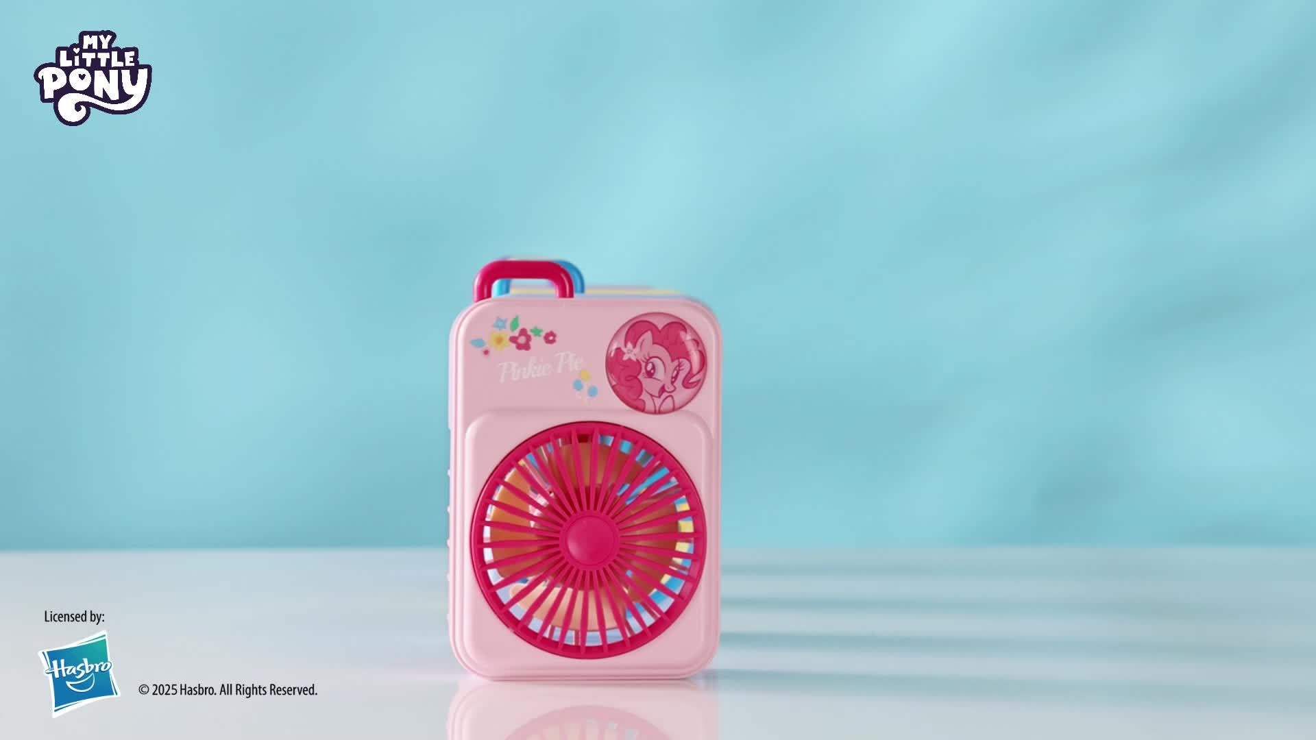 My Little Pony Portable Mini Fan with USB, 3-speed Adjustable Wind Modes, Lightweight Design