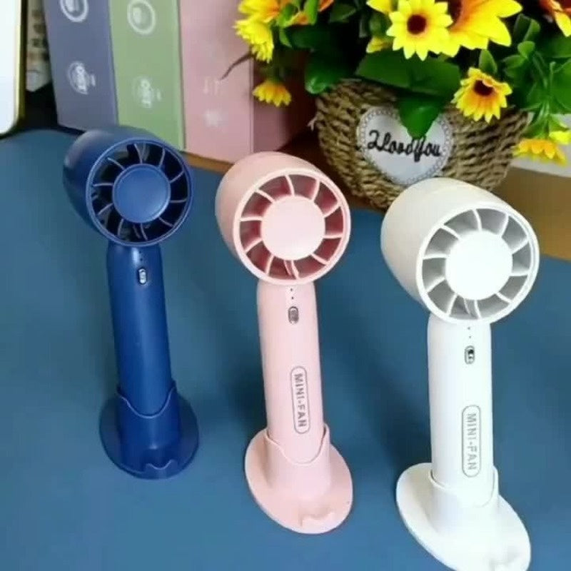REAPP Portable Mini Handheld Fan - USB-Powered Personal Cooling Fan with Stand