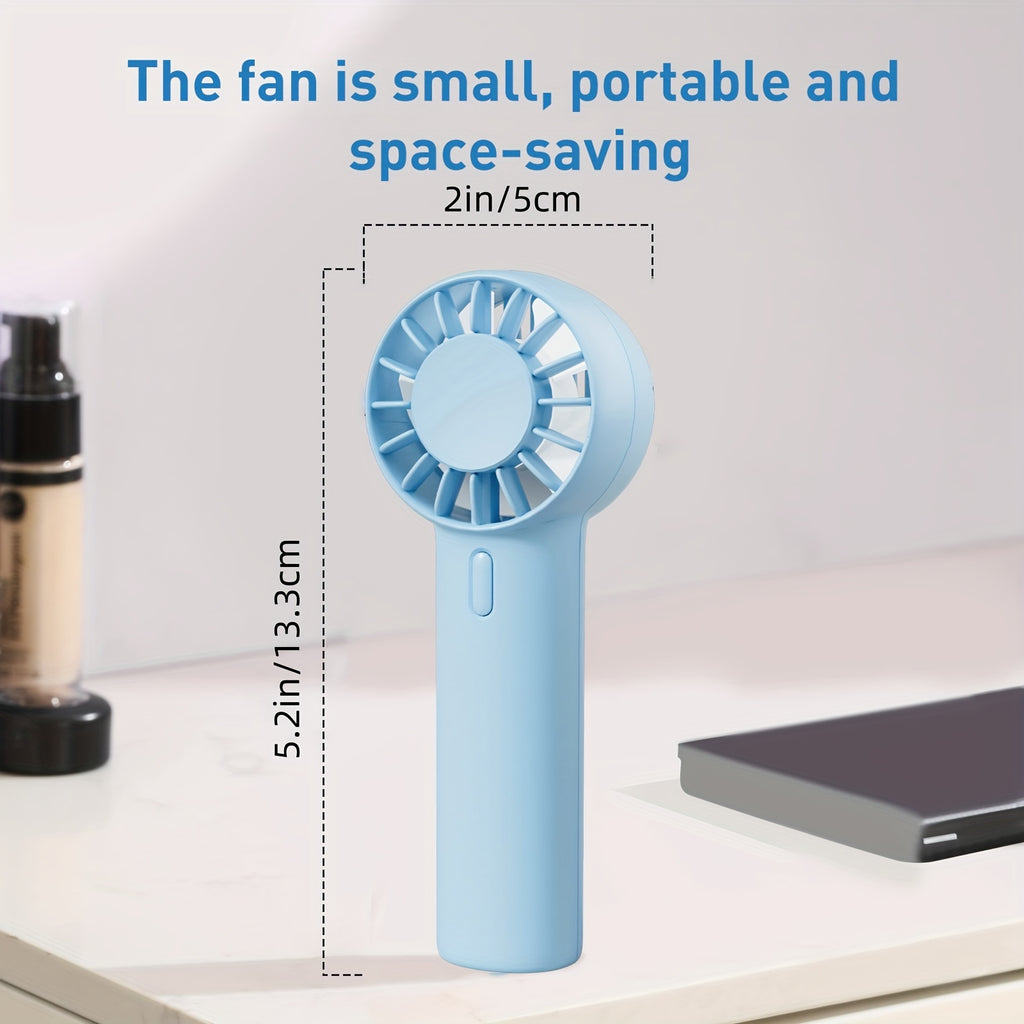 Portable Mini Fans 2pcs Portable Mini Fans | Rechargeable, Encrypted Grille